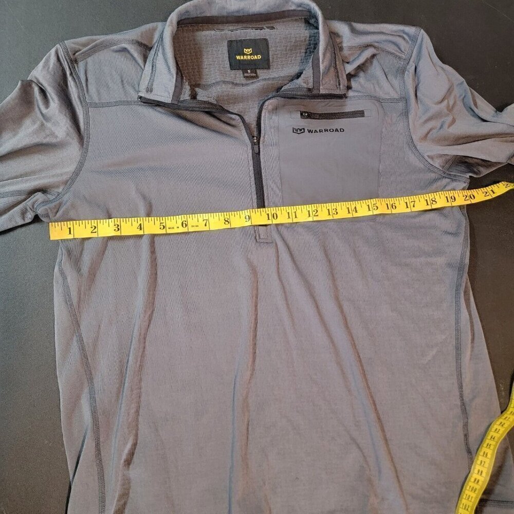 WARROAD Rink Side Mens 1/4 Zip Long Sleeve Shirt Hockey Breathable Size Small - Picture 7 of 8